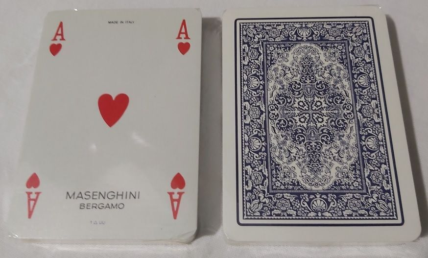 Carte Poker Playing Cards 955 Masenghini da 36 Carte Rare Professionali.. - Imagen 20 de 24
